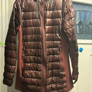 Canada Goose Women's Shiny Brown Puffer Jacket